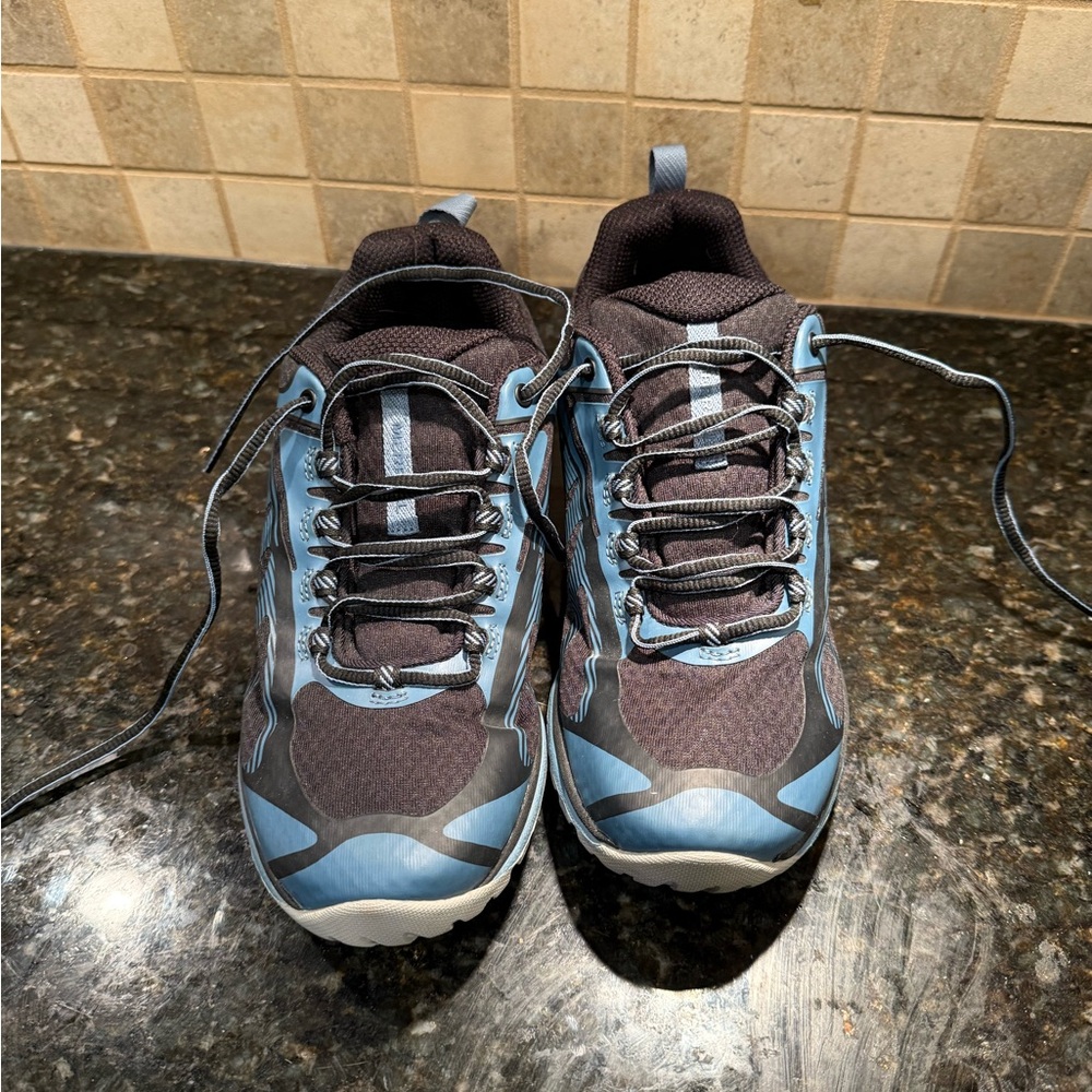 Merrell Black and Blue Athletic Shoes women’s - vibram